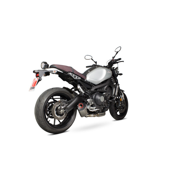 Scorpion Exhaust Yamaha XSR900 2016 - 2021 Serket Parallel Full System Titanium Sleeve